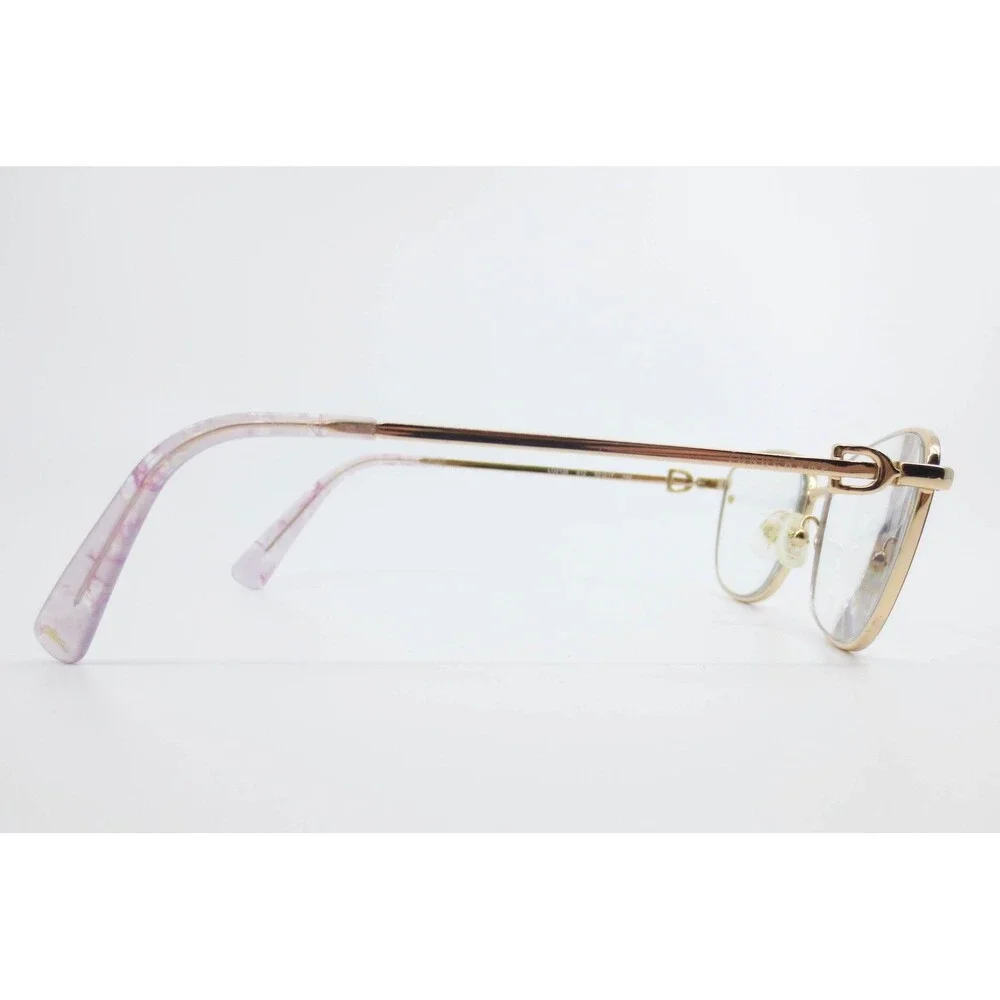 Longchamp LO2122 512 Gold Purple Cat Eye Eyeglasses Frames 52-17-140 Womens